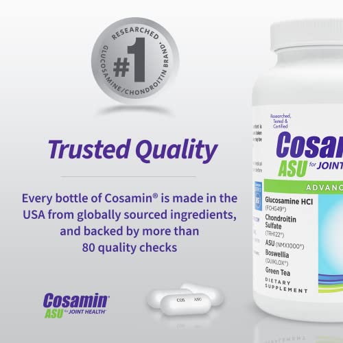 Cosamin ASU Joint Health Supplement – Advanced, Faster-Acting Formula, 90 Capsules Nutramax Laboratories uk supplements