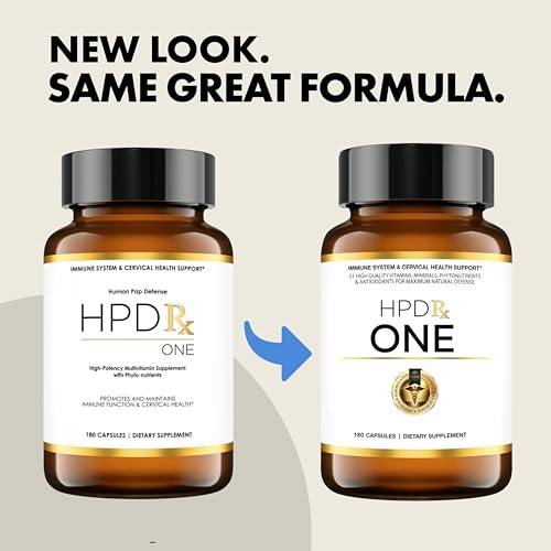 HPD Rx ONE Immunity Boost Multivitamin HPV Supplements for Women and Men, Pack of 6 HPD Rx uk supplements