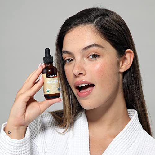 Cliganic Organic Argan Oil for Hair, Face & Skin (1oz) - 100% Pure, Cold Pressed Cliganic uk supplements