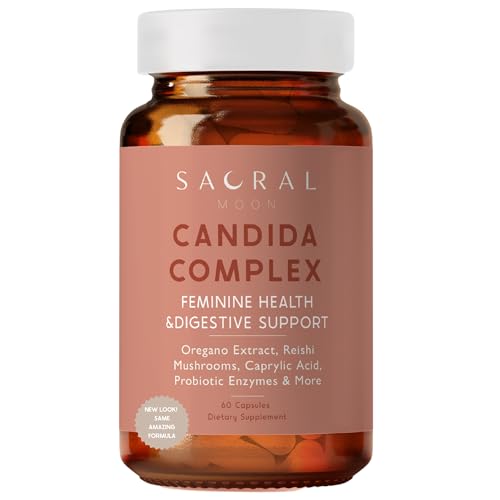SACRALMOON Candida Cleanse - 8 Cleansing Ingredients for Digestive Support and Feminine Care SACRALMOON uk supplements