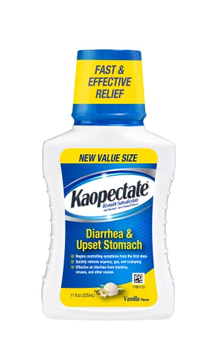 Kaopectate Multi-Symptom Relief for Diarrhea Upset Stomach in Vanilla, 11 Fl Oz (Pack of 1) Kaopectate uk supplements
