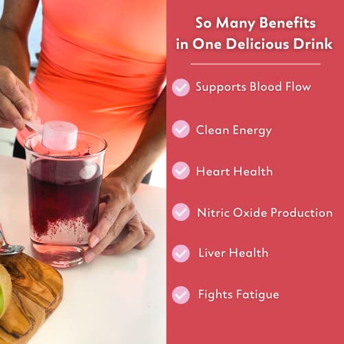 Natrava Beets+ | Organic Beet Root Powder, Vitamins, and Prebiotics | Supports Healthy Natrava uk supplements