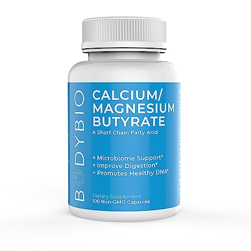 BodyBio Butyrate with Calcium & Magnesium - Supports Healthy Digestion, Gut & Microbiome BodyBio uk supplements
