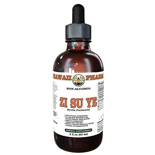 HawaiiPharm Zi Su Ye Alcohol-Free Liquid Extract, Zi Su Ye (Perilla Frutescens) Dried Leaf HawaiiPharm uk supplements