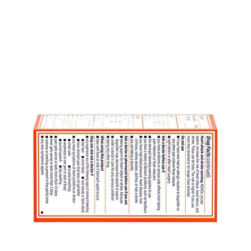 Motrin IB, Ibuprofen 200mg Tablets, Pain Reliever & Fever Reducer for Muscular Aches, Headache, Backache, Menstrual Cramps & Minor Arthritis Pain, NSAID, 100 Ct Motrin uk supplements