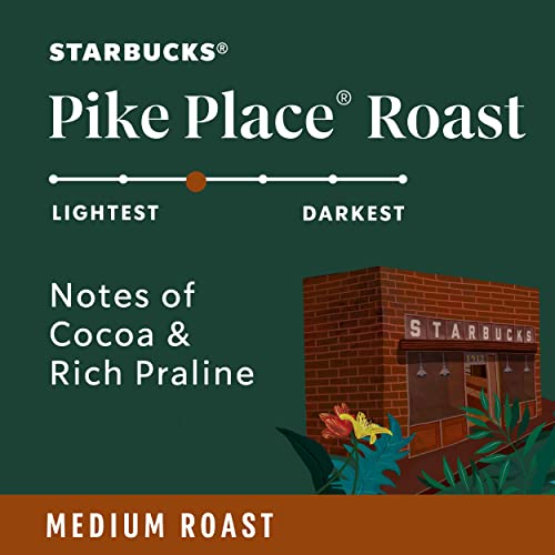 Starbucks K-Cup Coffee Pods—Medium Roast Coffee—Pike Place Roast for Keurig Starbucks uk supplements
