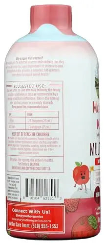 MaryRuth's Kids Liquid Morning Multivitamin | Kids Multivitamin | Immune Support | Vitamin C & D | Kids Vitamins | MaryRuth Organics uk supplements