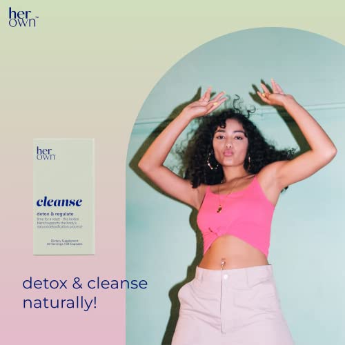 her own Cleanse, Gentle Detox, Supports Healthy Gut, Ocean Algae Cleanse, Prebiotic/Probiotic Blend her own uk supplements