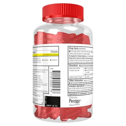 Good Sense Rapid Release Pain Relief, Acetaminophen Caplets 500 mg, Extra Strength Pain Reliever and Fever Reducer GoodSense uk supplements