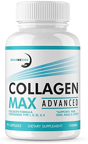 Premium Marine Collagen Supplements for Women, Ultra Potent Marine Collagen Capsules Collagen Max uk supplements
