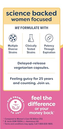 Renew Life Women's Probiotic Capsules, Supports Vaginal, Urinary, Digestive and Immune Renew Life uk supplements