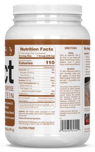 PEScience Select Multi-Purpose Protein Powder, 27 Serving, Low Carb, Keto Friendly PEScience uk supplements