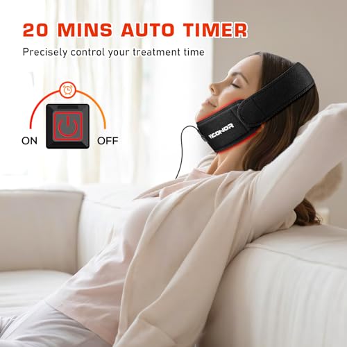 Red Light Therapy Belt for Neck, Near Infrared Light Therapy Belt Wearable Infrared Neck Wrap Viconor uk supplements