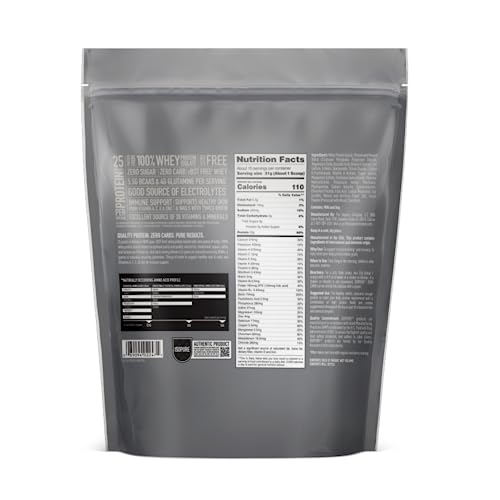 Isopure Protein Powder, Zero Carb Whey Isolate, Gluten Free, Lactose Free, 25g Protein Isopure uk supplements
