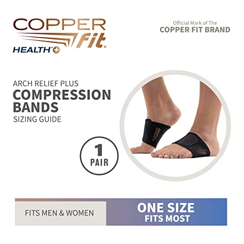 Copper Fit Health Unisex Arch Relief Plus with Built-In Orthotic (Pack of 12) Copper Fit uk supplements