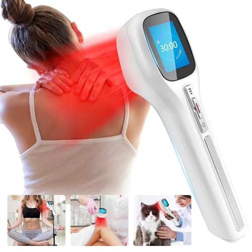 Body/Pet Red Light Device, Four Modes and Timing Settings - Handheld and Portable to Treat Body Pain ZagMufe uk supplements