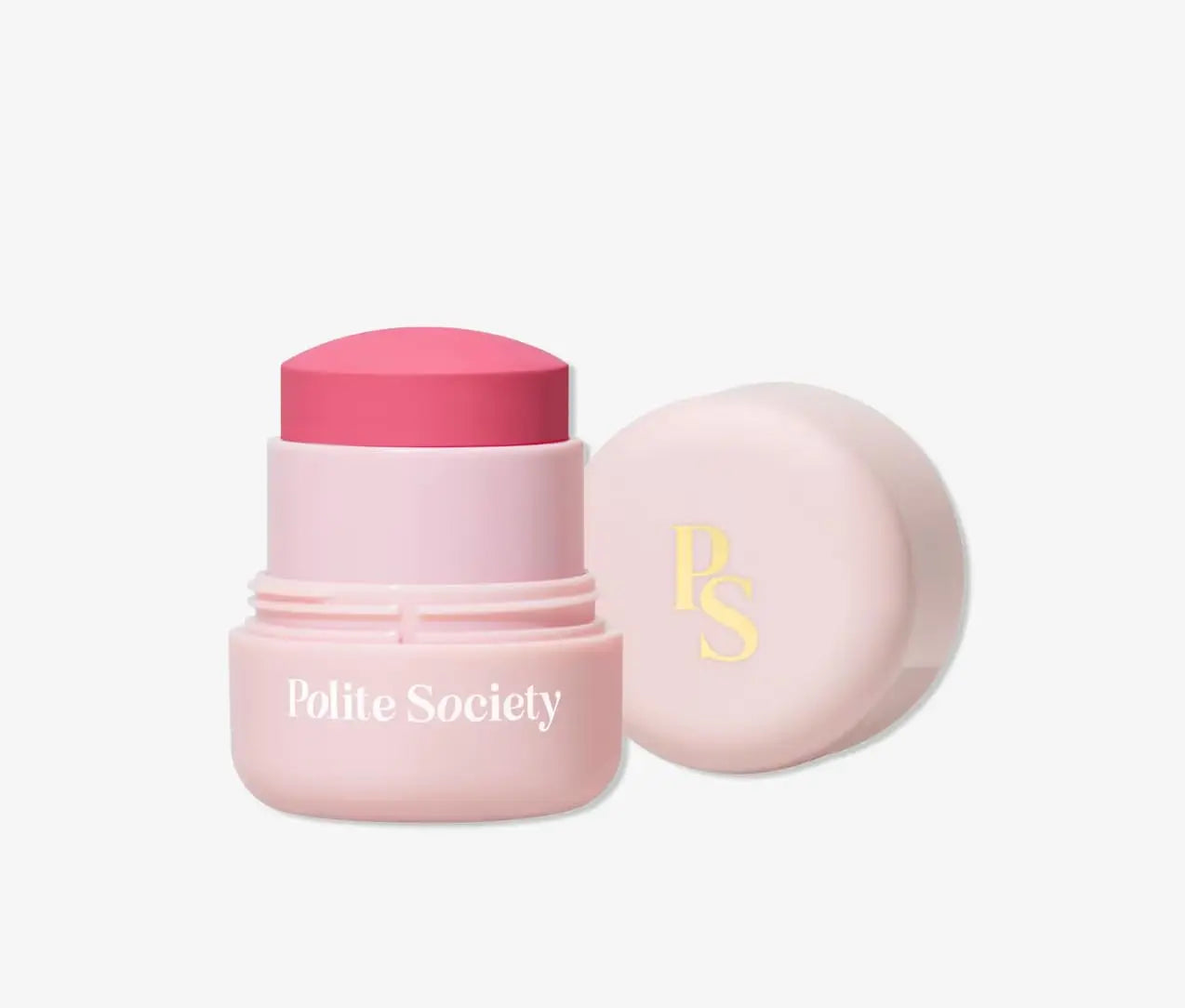 Polite Society Polite Pops Powder Blush Stick, Hybrid Cream to Powder Formula, Buildable Color with Coastal Plant and Vitamin E, London true pink Generic uk supplements