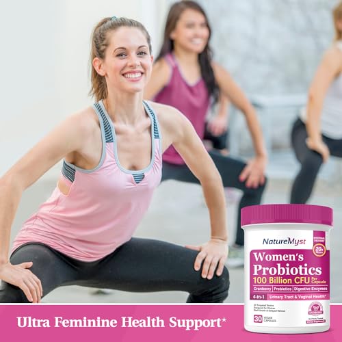 NatureMyst Women’s Probiotics 100 Billion, 20 Targeted Strains with Organic Cranberry NatureMyst uk supplements
