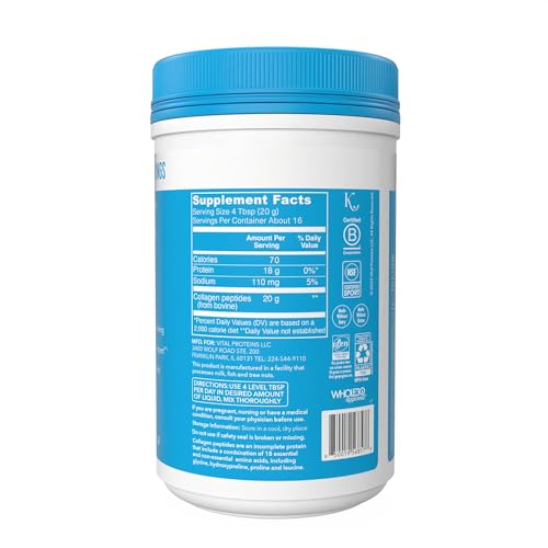 Vital Proteins Collagen Peptides Powder, Promotes Hair, Nail, Skin, Bone and Joint Health Vital Proteins uk supplements