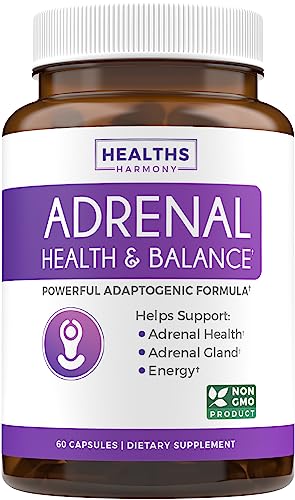 Adrenal Support & Cortisol Manager (Non-GMO) Powerful Adrenal Health with L-Tyrosine Healths Harmony uk supplements