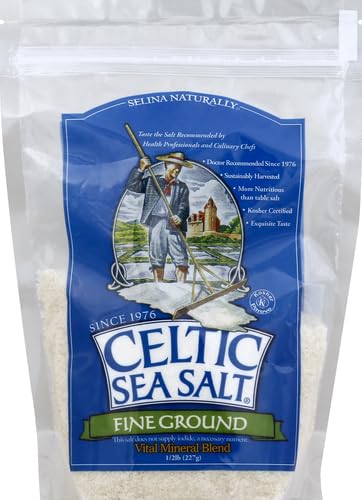 Celtic Sea Salt, Fine Ground, 8 Ounce, 0.5 Pound (Pack of 1) Celtic Sea Salt uk supplements