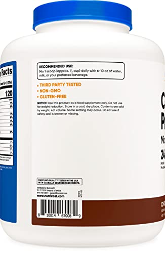 Nutricost Casein Protein Powder 5lb Chocolate - Micellar Casein, Gluten Free, Non-GMO Nutricost uk supplements
