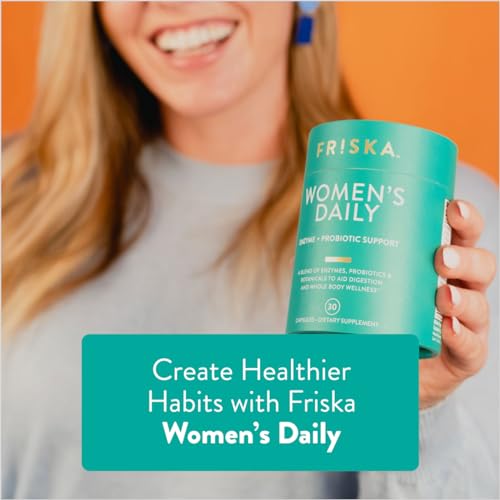 FRISKA Women’s Daily Digestive Enzyme and Probiotics Supplement, Advanced FR!SKA uk supplements