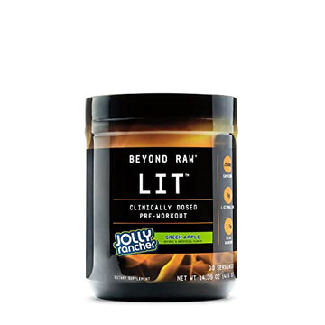 BEYOND RAW LIT | Clinically Dosed Pre-Workout Powder | Contains Caffeine, L-Citruline BEYOND RAW uk supplements