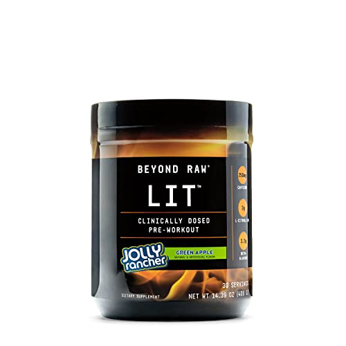 BEYOND RAW LIT | Clinically Dosed Pre-Workout Powder | Contains Caffeine, L-Citruline BEYOND RAW uk supplements