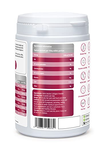 Mr.P Health Pure Collagen Peptides 400g Types I III Food Supplement Unflavoured Powder MR.P Health uk supplements