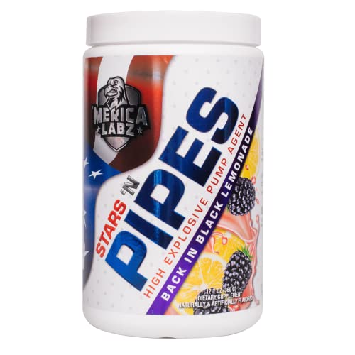 'Merica Labz Stars 'N Pipes High Explosive Pump Agent, Stimulant-Free, 6G of L-Citrulline 'Merica Labz uk supplements