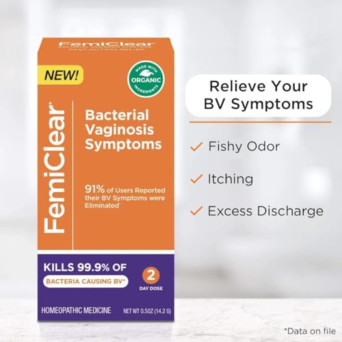 FemiClear (BV) Symptoms - Vaginal Ointment for Fishy Odor, Excess Discharge, Itching & Discomfort FemiClear uk supplements