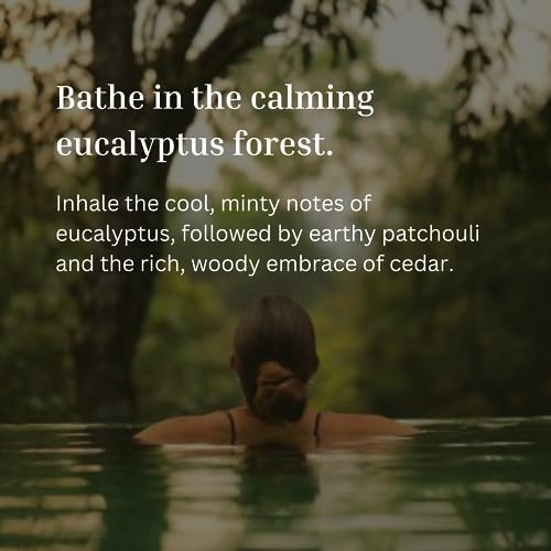 Eucalyptus Shower Spray Spa Feel - Escape to Serene Eucalyptus Forest (1200+ Sprays) Calmveda uk supplements