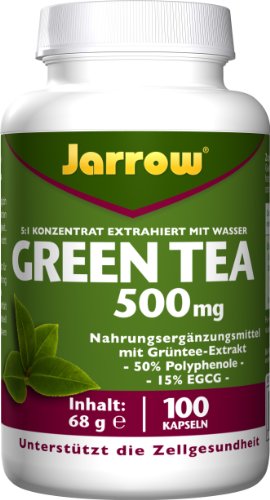 Jarrow Formulas Green Tea 500 mg - 100 Veggie Capsules - Antioxidant Support Jarrow Formulas uk supplements