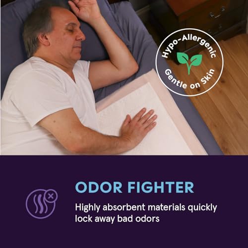XXL Bed Pads, 5-Layer Disposable 30 x 36 Chucks Pee Pads for Incontinen Stack Man uk supplements