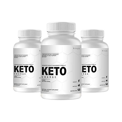 Keto Charge - Keto Charge Advanced Weight Management Formula (3 Pack, 180 Capsules) kivus uk supplements