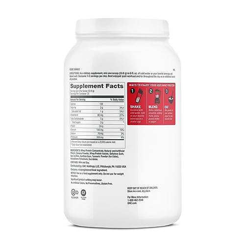 GNC Pro Performance 100 Whey Protein - Banana Cream 1.86 lbs. GNC uk supplements