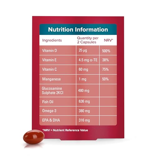 Seven Seas JointCare Supplex, With Glucosamine, Omega-3, Vitamins C, D and E Seven Seas uk supplements