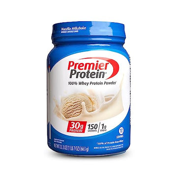 Premier Protein Powder, Vanilla Milkshake, 30g Protein, 1g Sugar, 100% Whey Protein Premier Protein uk supplements