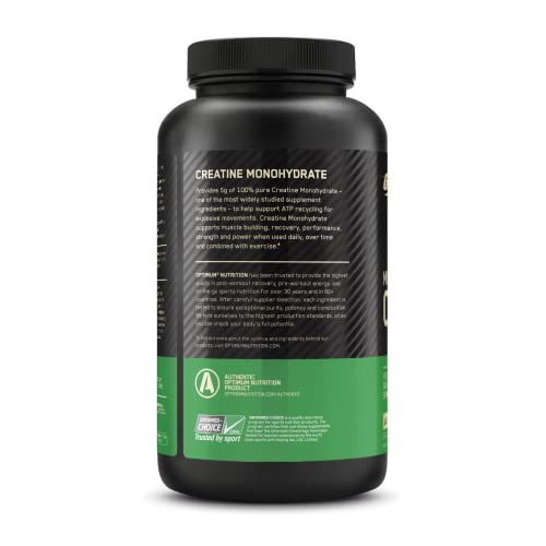 Optimum Nutrition Micronized Creatine Monohydrate Powder, Unflavored, Keto Friendly Optimum Nutrition uk supplements