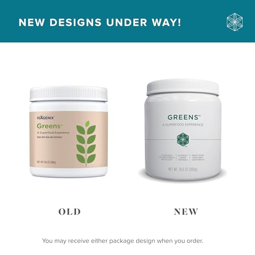 Isagenix Greens - 2 Servings of Vegetables Per Scoop - A Superfood Experience Isagenix uk supplements