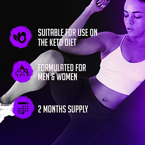 Keto Demon – Hardcore Keto Pills – Use with The Keto Diet – Packed with Raspberry Ketones Demon Labz uk supplements