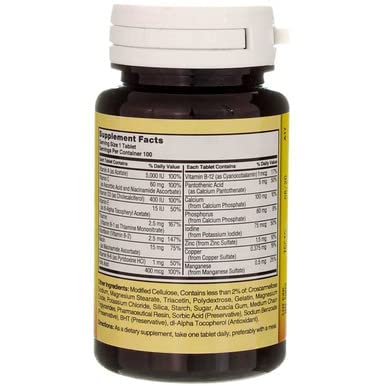 Nature's Blend Multiple Vitamin with Minerals No Iron 100 Tabs Nature's Blend uk supplements