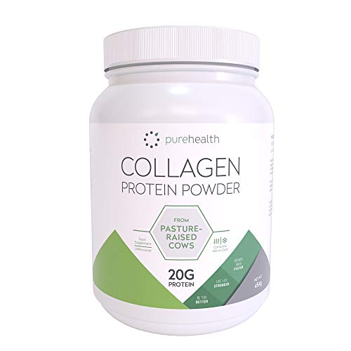 Pure Health Unflavored Collagen Powder Supplement 454g | 20g of Protein Per Serving Pure Health uk supplements