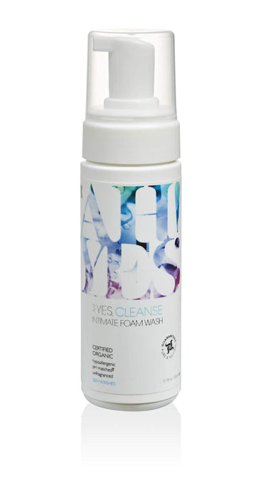 AH! YES CLEANSE Gentle, Organic Foaming Feminine Wash- Unfragranced, pH Matched Vaginal Wash AH! YES uk supplements