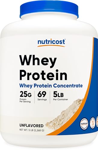 Nutricost Whey Protein Powder, Unflavored, 5 pounds - from Whey Protein Concentrate Nutricost uk supplements