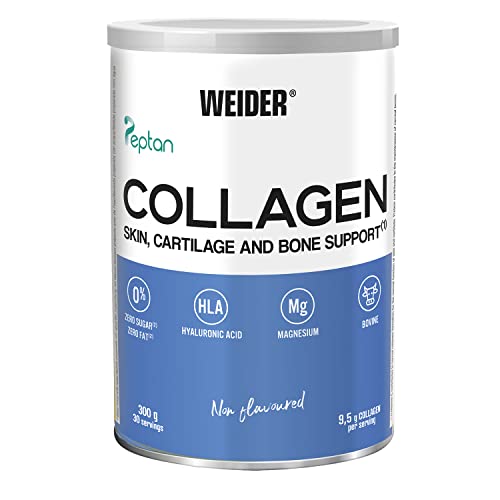 Weider Collagen. With Hyaluronic Acid, Magnesium and Vitamin C. 100% Peptan. Zero fat. Sugar zero. Keto. Weider uk supplements