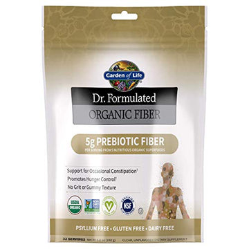 Garden of Life Dr Formulated Organic Fiber Supplement Powder Unflavored, Sugar Free Garden of Life uk supplements