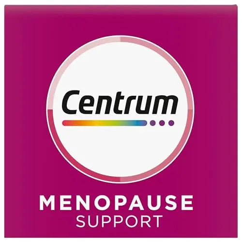 Centrum Complete Multivitamin Supplement + Hot Flash Support Menopause Support Tablets, with Clinically Studied geniVida, 30 Count Centrum uk supplements