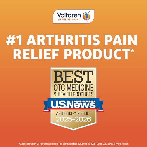 Voltaren Arthritis Pain Gel for Powerful Topical Arthritis Pain Relief with Diclofenac - NEW Easy Open Cap - 100 g Tube And 20 g Travel Size Tube Voltaren uk supplements